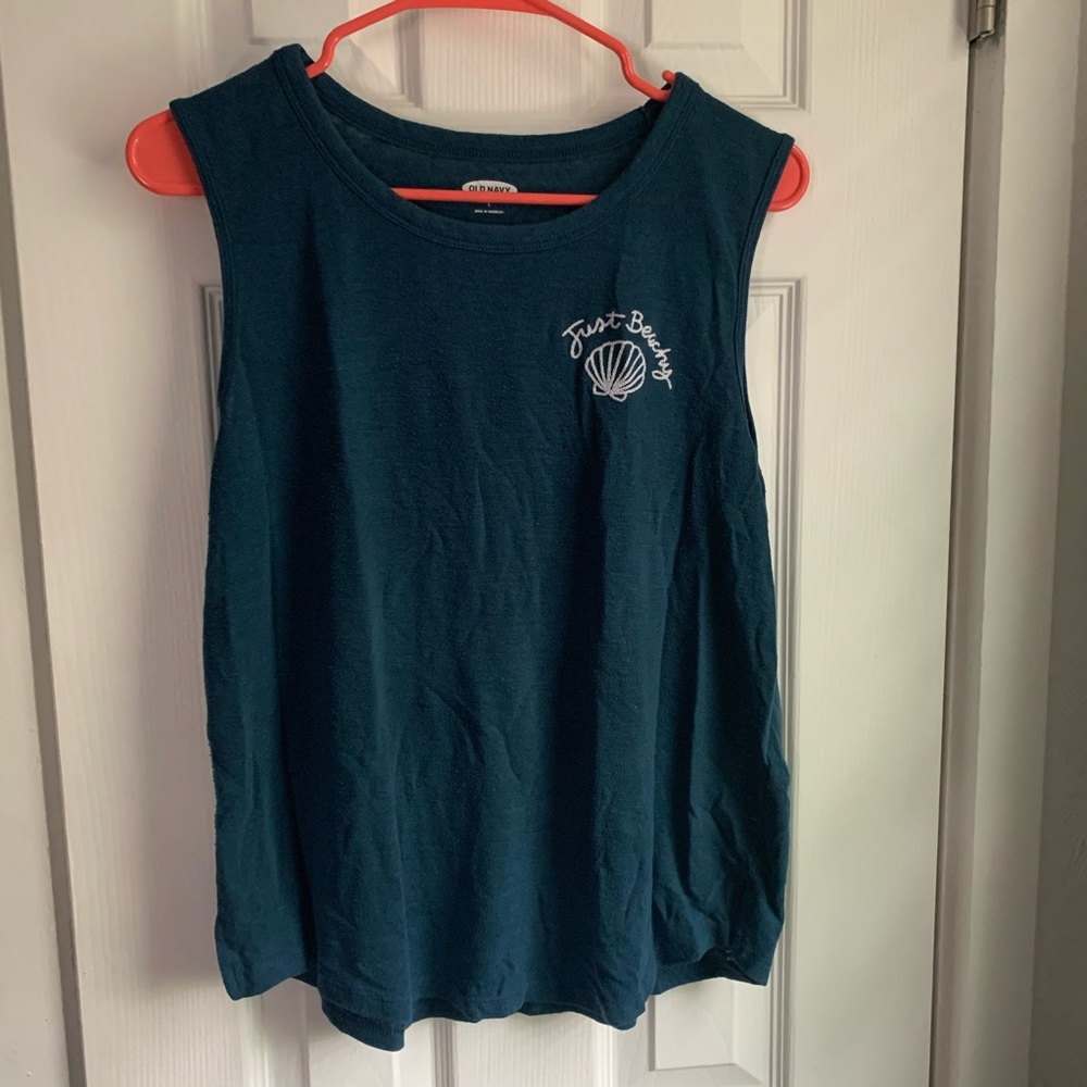 Old Navy “Just Beachy” tank top 🐚